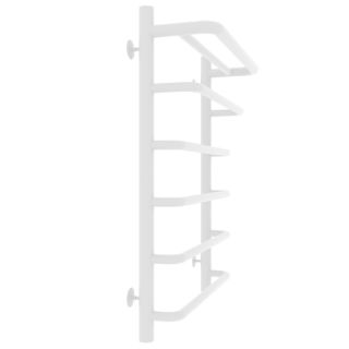 Полотенцесушитель водяной Laris Стандарт 73208012БМ с полкой П6 50x70см белый матовый