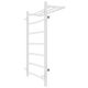 Полотенцесушитель водяной Laris Классик 73208025БМ левый с полкой П7 50x80см белый матовый