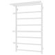 Полотенцесушитель водяной Laris Лавина 73208028БМ левый с полками П9 50x80см белый матовый