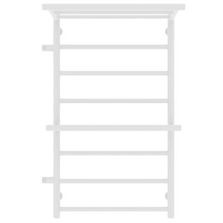 Полотенцесушитель водяной Laris Лавина 73208028БМ левый с полками П9 50x80см белый матовый