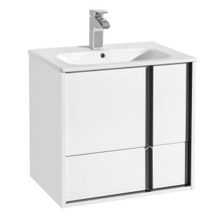 Тумба под раковину Акватон Ривьера 60см белый матовый 1A238801RVX20