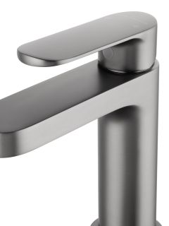 Смеситель для раковины Wonzon & Woghand WW-H1032-BGG тёмный графит