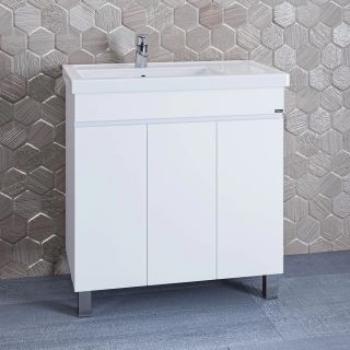 Тумба под раковину СанТа Марс 700217 80см белый