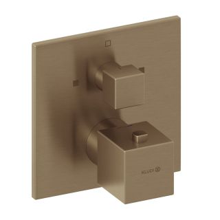 Смеситель-термостат для ванны Kludi Decus 54810N175 брашированная бронза