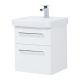 Тумба подвесная Dreja.Rus Q MAX 55 под умывальник Q-55, белый глянец