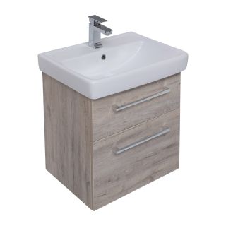 Тумба подвесная Dreja.Rus Q MAX 60 под умывальник Q-60, дуб кантри