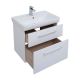 Тумба подвесная Dreja.Rus Q MAX 70 под умывальник Q-70, белый глянец