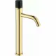Смеситель для раковины Boheme Stick 122-G-MR-BLACK золото/чёрный мрамор