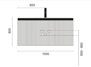 Тумба под раковину Armadi Art Quatro 790-M1-100-CM-RIB-MG-LED 100 см с подсветкой кашемир/золото матовое