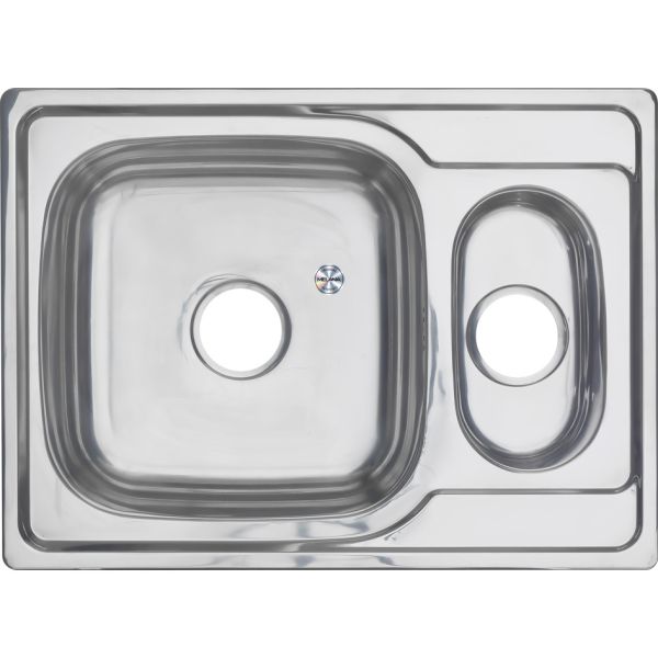 Мойка 6950S U Melana 0,8/180 хром с сифоном (228 t *10)