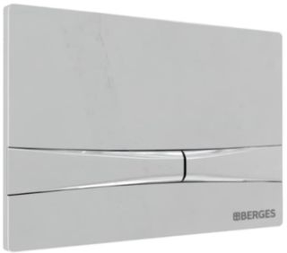 Кнопка смыва Berges Novum хром глянец 040053