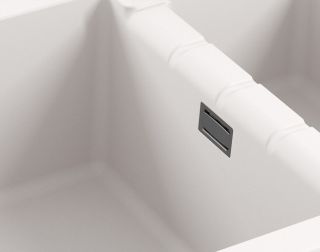 Декоративная заглушка Alveus 1089358 для перелива ANTHRACITE