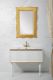 Тумба под раковину Armadi Art Vallessi Avangarde Canale 80см белый/золото 843-080-WG