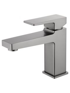 Смеситель для раковины Wonzon & Woghand Cube 2.0 WW-88018068-BGM тёмный графит