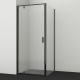 Душевой уголок Wasserkraft Elbe 74P28 80x90см чёрный матовый