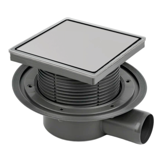 Душевой трап Трап Bettoserb 13702556B 15x15 SUPERIOR 2IN1 MULTISIPHON - горизонтальный выпуск