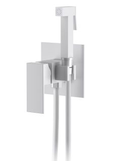 Гигиенический душ со смесителем DQ Bayern.Liszt DA1514508 белый матовый