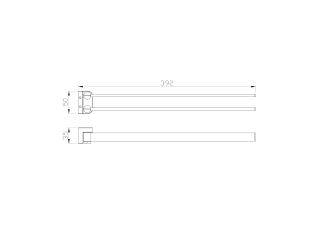 Вешалка для полотенец Wonzon & Woghand WW-9531 хром