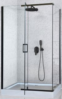 Душевой уголок Royal Bath HPV RB9120HPV-T-BL 120x90см чёрный