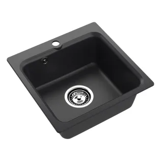 Мойка кухонная Reflexion Base 43-BL RX0743BL черный