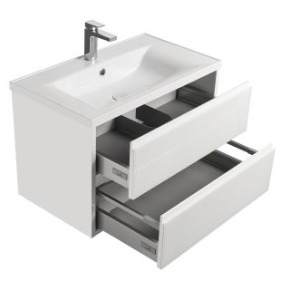 Тумба под раковину Акватон Римини 80см белый 1A226701RN010