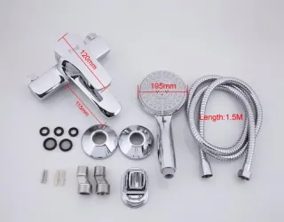 Смеситель для ванны и душа Frap F3070 хром