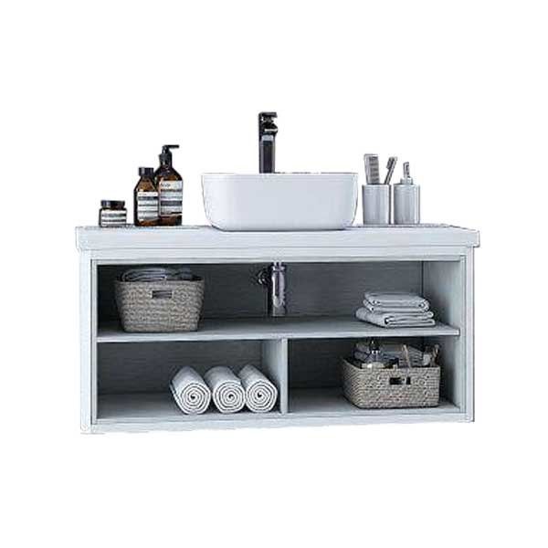 Тумба под раковину Акватон Брук открытая 100см дуб латте 1A201601BCDL0