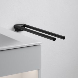 Полотенцедержатель Keuco Collection Reva 12818370000 черный матовый