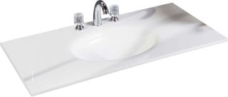 Раковина Armadi Art Solid Glass 100см белый 850-100