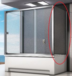 боковая часть для шторки на ванну Good Door SCREEN SP-75-G-CH