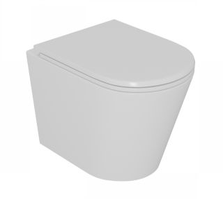 Унитаз подвесной DQ Venice DT1026016 безободковый белый