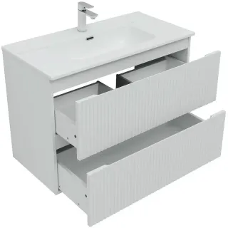 Тумба под раковину Aquanet Джейн 335425 90 см белый матовый