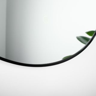 Зеркало FIXSEN с подсветкой LED круглое 80х80 см черное (FX-1080B)