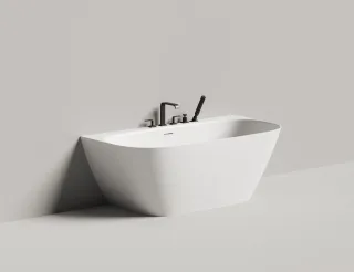 Ванна из искусственного камня Salini Sofia Wall S-Stone 102527MRF 160x80см RAL полностью