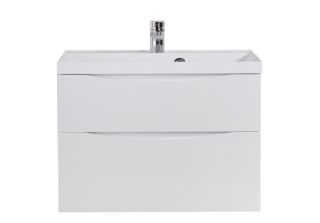 Тумба под раковину BelBagno Marino 80см Bianco Lucido MARINO-H60-800-2C-SO-BL-P