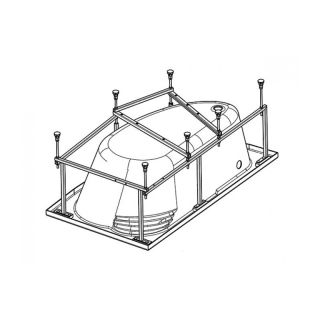 Монтажный комплект к акриловой ванне Santek Шри-Ланка 150х100 L и R 1WH302396