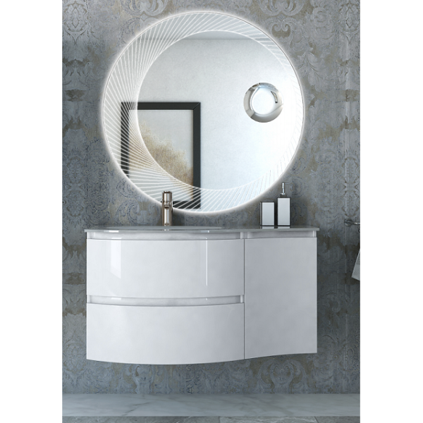 Тумба под раковину Cezares 69x55 Bianco lucido Vague 44220