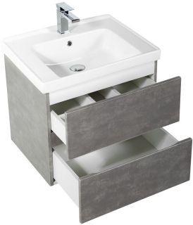 Подвесная тумба под раковину Art&Max Techno 60см айс какао AM-Techno-600-2C-SO-FC305