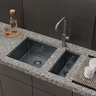 Кухонная мойка IDDIS Edifice EDI21G0i77 21см графит