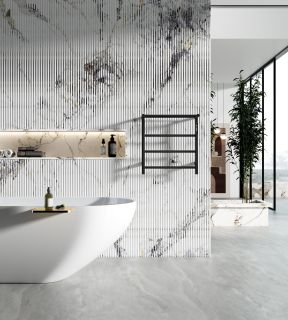 Полотенцесушитель электрический Wonzon & Woghand Bonn WW-AL402-MB с полкой 47x50 см чёрный матовый