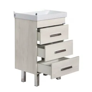 Тумба с раковиной Comforty Никосия 00-00017092 50 см бежевый