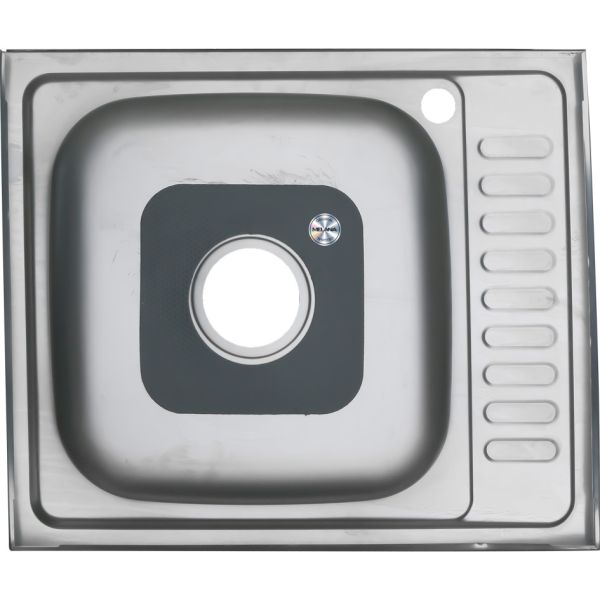 Мойка 6050 R Melana 0,8/180 правая хром с сифоном (178 t R *10)