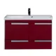 Тумба под раковину Aquanet Тиволи 180058 100 см бордо