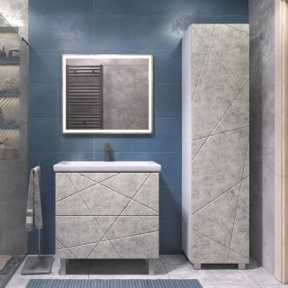 Тумба под раковину напольная Vigo Geometry 025 80 см бетон