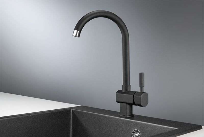 Смеситель для кухни Granula Standart 31-ST, ЧЁРНЫЙ