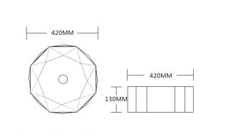 Раковина Cerutti SPA CR0057 42см белый