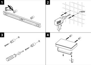 Держатель для туалетной бумаги Lemark Glass Line 9721028 с полкой хром/белое стекло