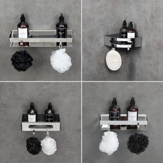 Полка для душа Lemark Shelf line 9771049 хром