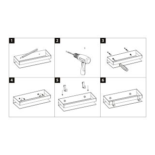 Полка для душа Lemark Shelf line 9771052 хром