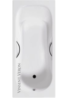 Ванна чугунная Vinsent Veron Aura VAU1707042H 170x70см с отверстиями для ручек